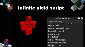 Infinite yield script (pastebin)