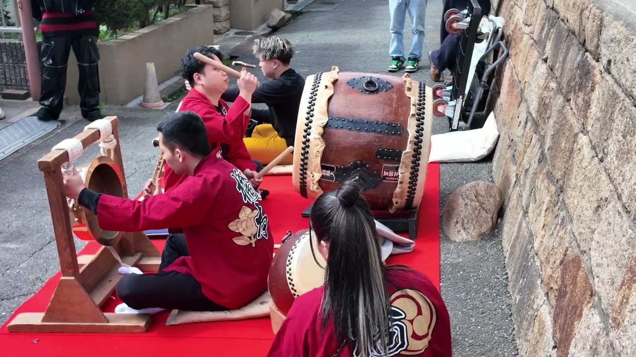 令和8年3月8日　愛宕祭　稲田橋本地車保存会　お囃子披露　その2