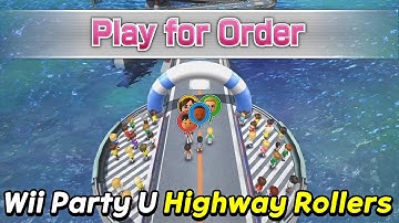Wii Party U Highway Rollers Gameplay Theo Vs Zi-Kai Vs Matt Vs Sophia | Expert com | AlexGamingTV