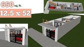 12x50 House Plan With Car Parking And Elevation 12 X 50 House Map 12 50 Plan With Hd Interior Video Youtube