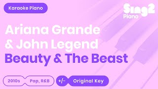 Beauty & The Beast (Piano Karaoke Instrumentals) Ariana Grande & John Legend chords