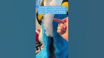 Mohawk tip! #fursuit #fursuiters #antizoo #fursuiter #fursuitmaker #theraptorslair