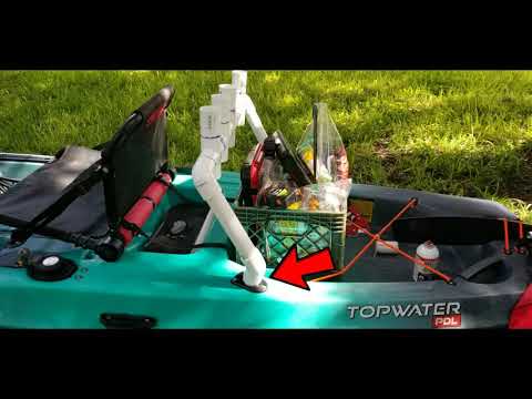 DIY kayak rod rack under 60 dollars 