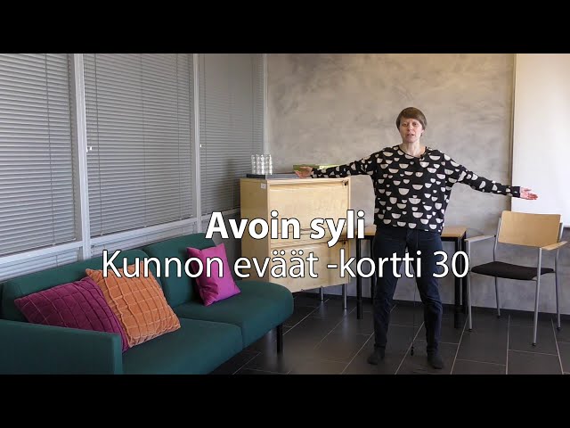 Ikäinstituutti: Avoin sylin - Kunnon eväät - liike 30