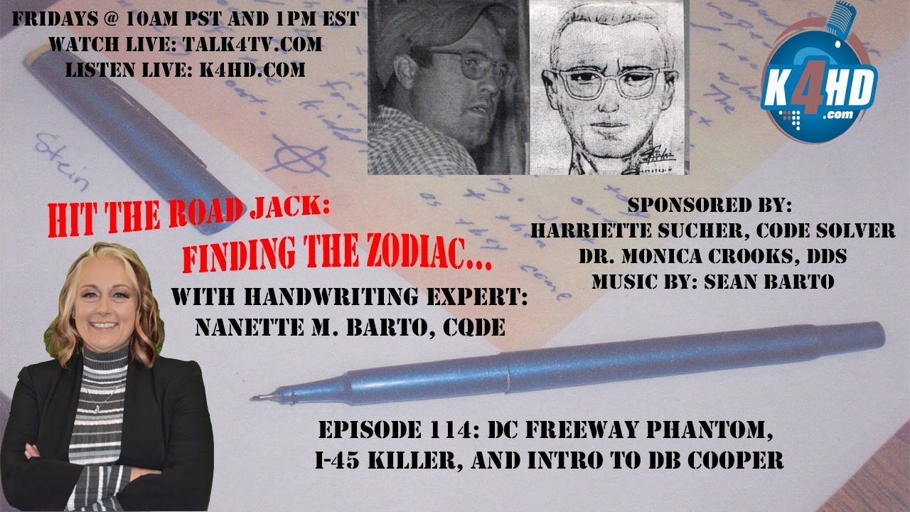 Episode 114: DC Freeway Phantom, I-45 Killer, and Intro to DB Cooper 2-23-24