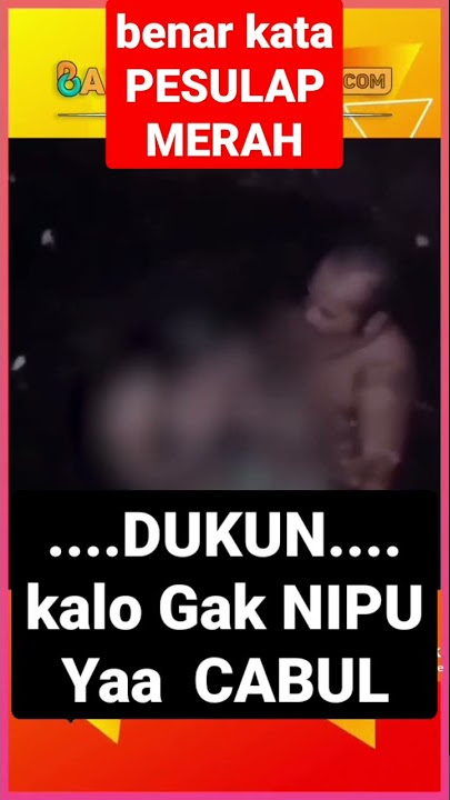 DUKUN Cabuli Pasien wanitanya