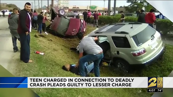 Teen charged in connection with deadly crash pleads guilty to lesser charge