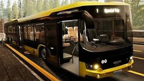 Bus simulator 21, In Seaside valley with a scania!