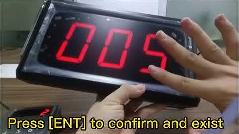 CK01 F3 Delay Adjustment Calling System for Restaurant/ Hospital/ Clinics/ Waiting Queue