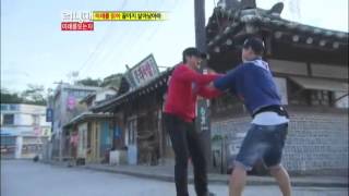 미래딱지 레이스 우승, 지진희! @런닝맨 (Running Man) 20121021