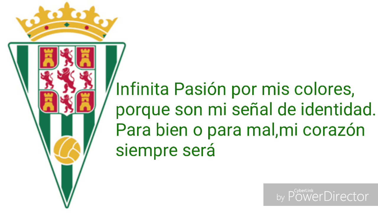 Himno Del CÓrdoba Cf Lee La Descripción2cositas Muy Importantes