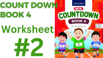 worksheet class 4| Worksheet 2|countdown book 4 Worksheet 2| class 4 worksheet 2@ytacademy198