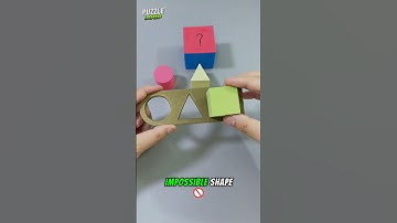 This puzzle is called impossible shaped puzzle #puzzle #brainteaser #braintest #puzzlesolving