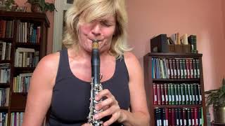 Video thumbnail of "Burgundy Street Blues by George Lewis, Susanne Ortner (clarinet)"