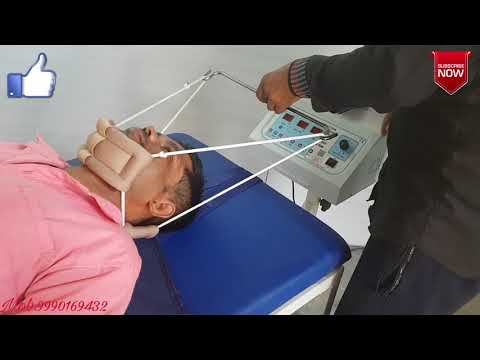 Cervical traction machine Uses Physiotherapy