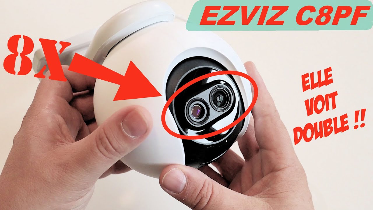 Caméra WIFI extérieure double objectif EZVIZ C8PF