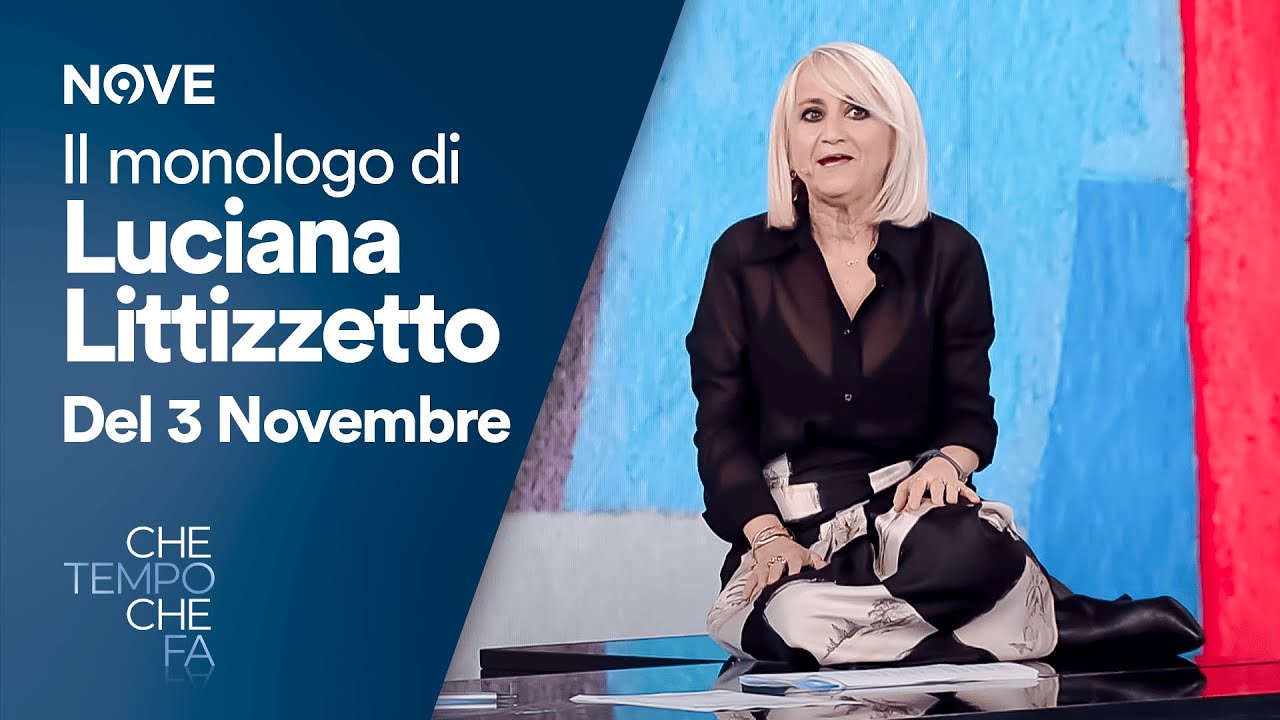 Il Monologo di Luciana Littizzetto Episodio del 3 Novembre | Che tempo che fa