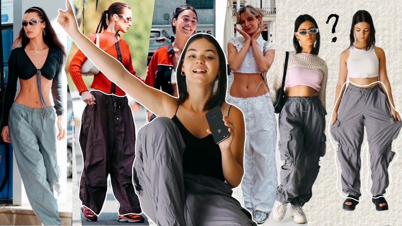 how to style the trendy parachute pants & WHY they've had a comeback 