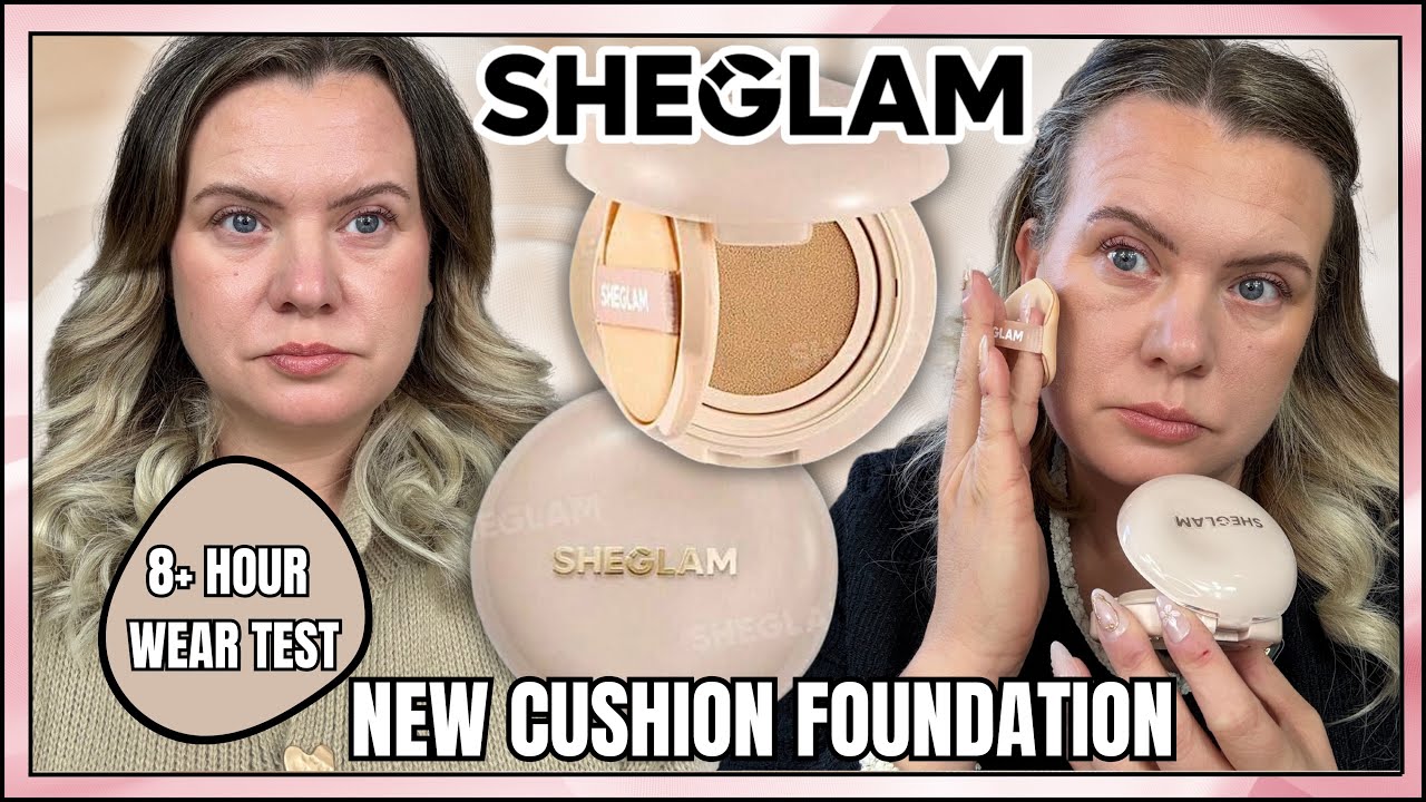 SHEGLAM Cushion Foundation Review on Combination/Dry Skin | 8-Hour Wear Test! | Clare Walch 