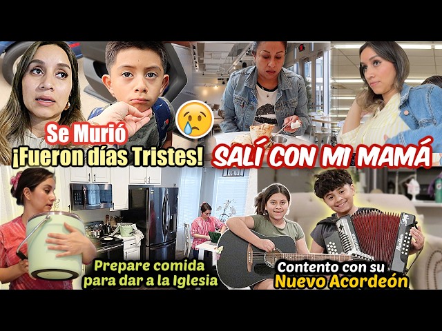 Fue muy triste decir ADIÓS🐟Una Mañana con Mi Mamá☀️Estrenando Nueva Acordeón🎶Estilo TACOS d Canasta🌮