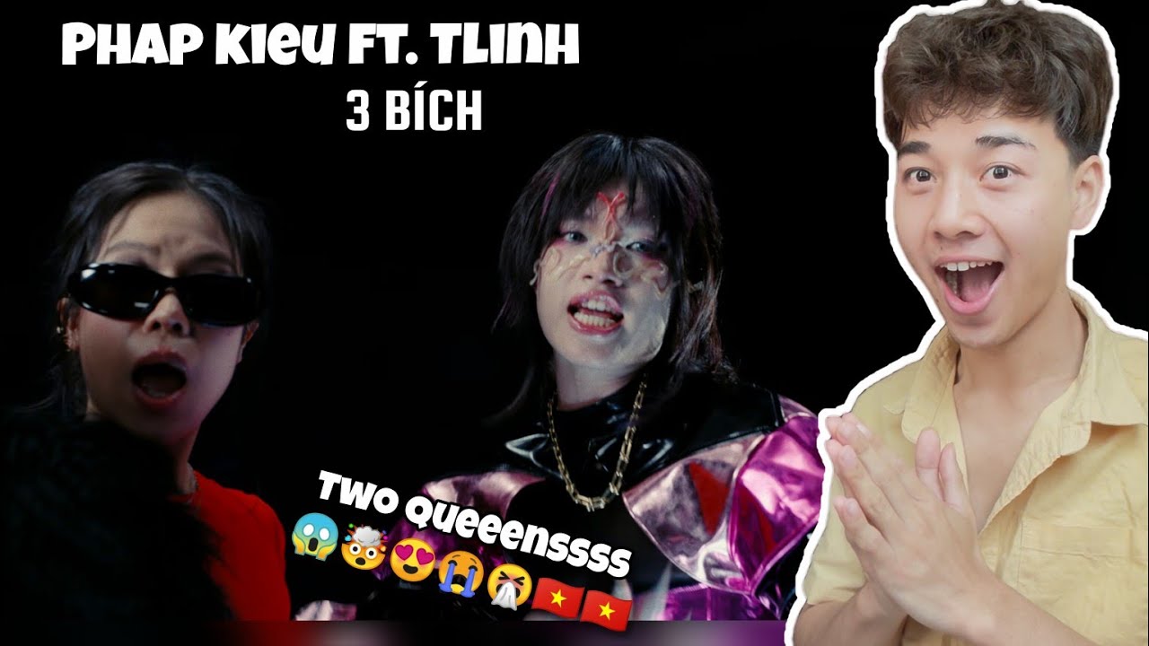 Pháp Kiều - 3 BÍCH ft. tlinh (prod.by KADO) | OFFICIAL MUSIC VIDEO | Jeevan REACTION