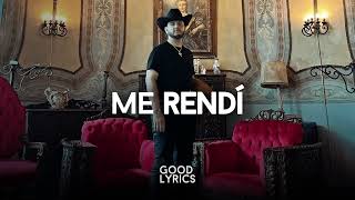 Video thumbnail of "Banda MS, Eden Muñoz - Me Rendí (Estudio)"