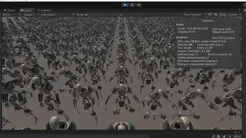 1000+ Skeleton Army using Unity DOTS and DMotion