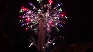 Reunion tower Fireworks Full Show (2020) Dallas Tx