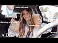 A DAY IN MY LIFE! 🤍 running errands, coffee, cleaning, etc.