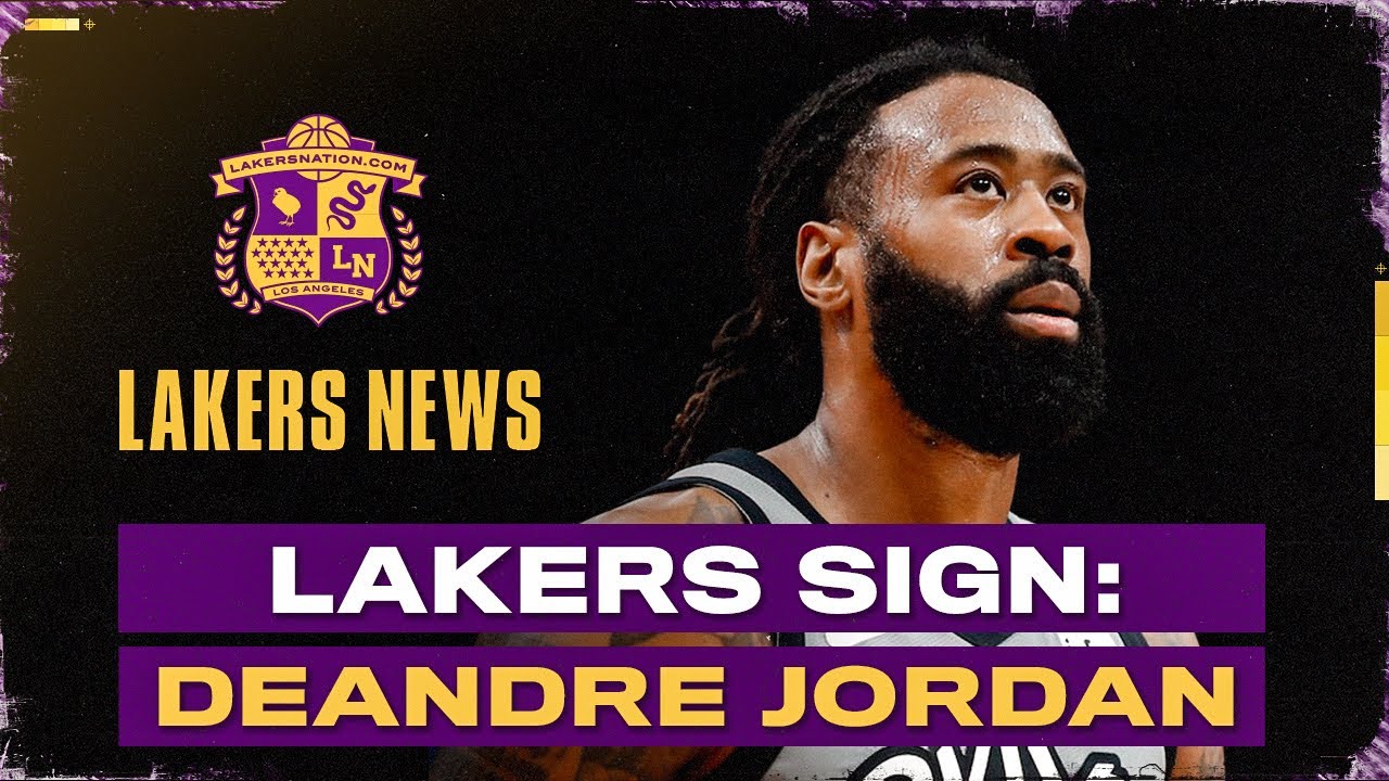 deandre jordan sign with the lakers