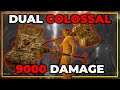 ELDEN RING - DUAL COLOSSAL STRENGTH BUILD - DEAL 9k+ DAMAGE