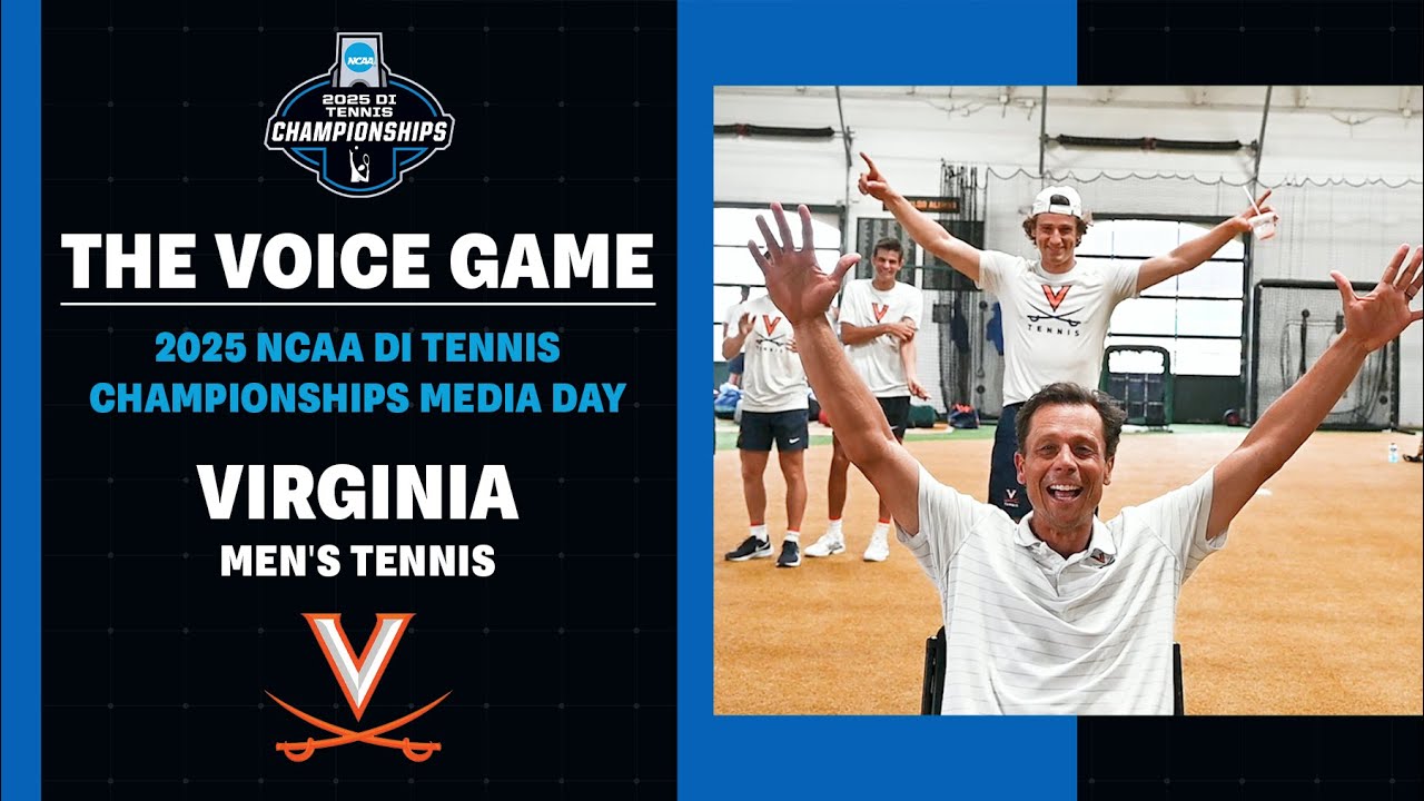 Virginia Men's Tennis | The Voice Game | 2025 NCAA Championship Media Day
