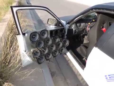 test 6 extreme subwoofer trf sw15spl and 3 extreme power amplifier