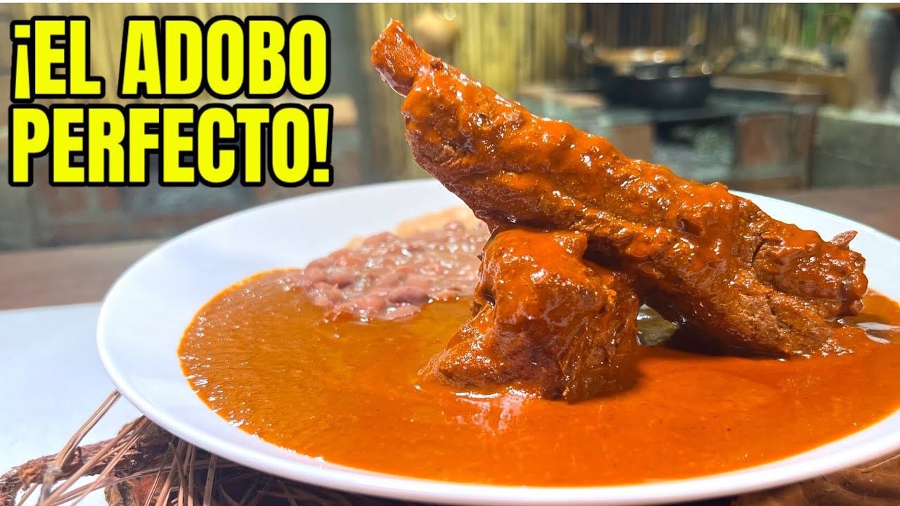 Las MEJORES COSTILLAS de CERDO en el ADOBO PREFECTO / #ConSaborAMexico