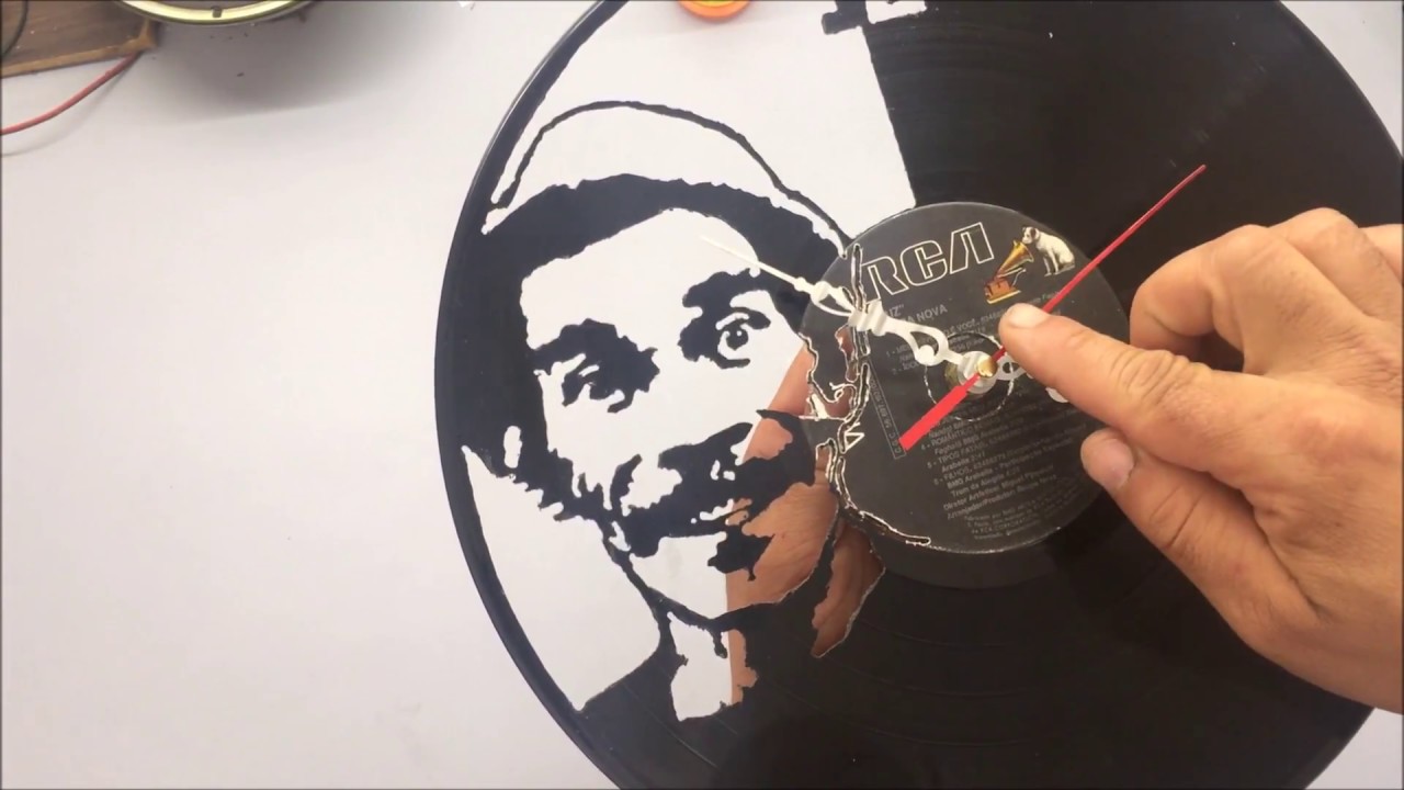 COMO FAZER RELÓGIO COM DISCO DE VINIL