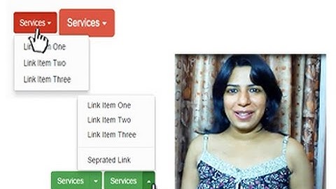 14)Bootstrap 3 Creating Drop Down Buttons