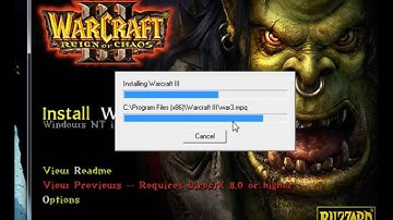 Warcraft 3 error