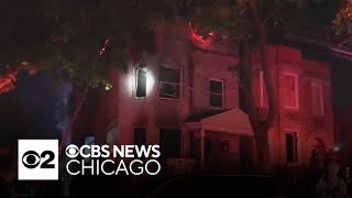 Fire damages building in East Garfield Park