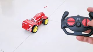 How to make mini RC Firefighting Truck from Pepsi cans and carboard diy