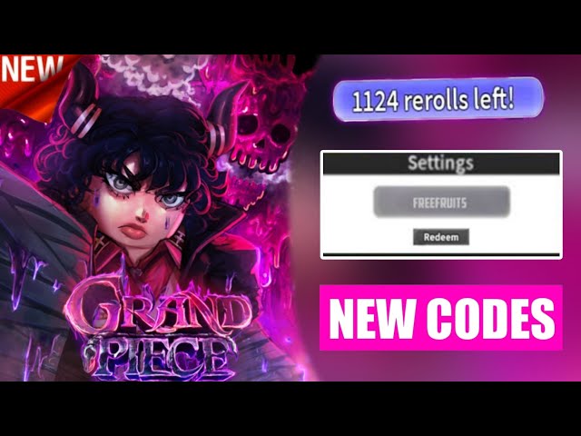 codes for grand piece online