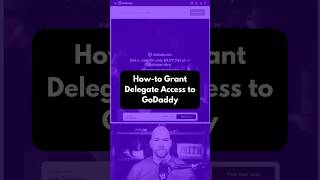 How-to Grant Delegate Access to GoDaddy