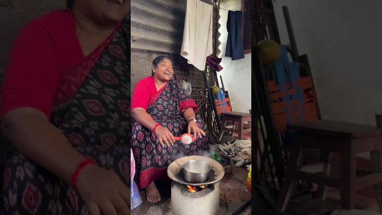 MLA Seethakka Making Chai at People's Home 