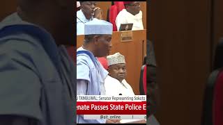 Senate Passes State Police Establishment Bill #bolaahmedtinubu #2027elections