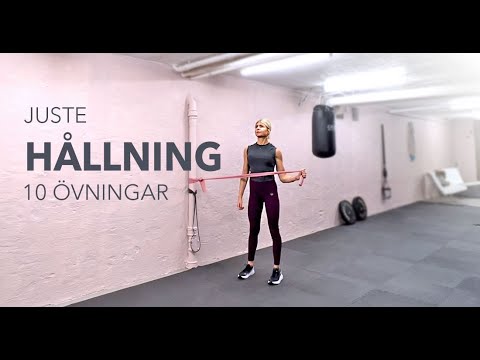Förbättra din hållning – 10 övningar - YouTube