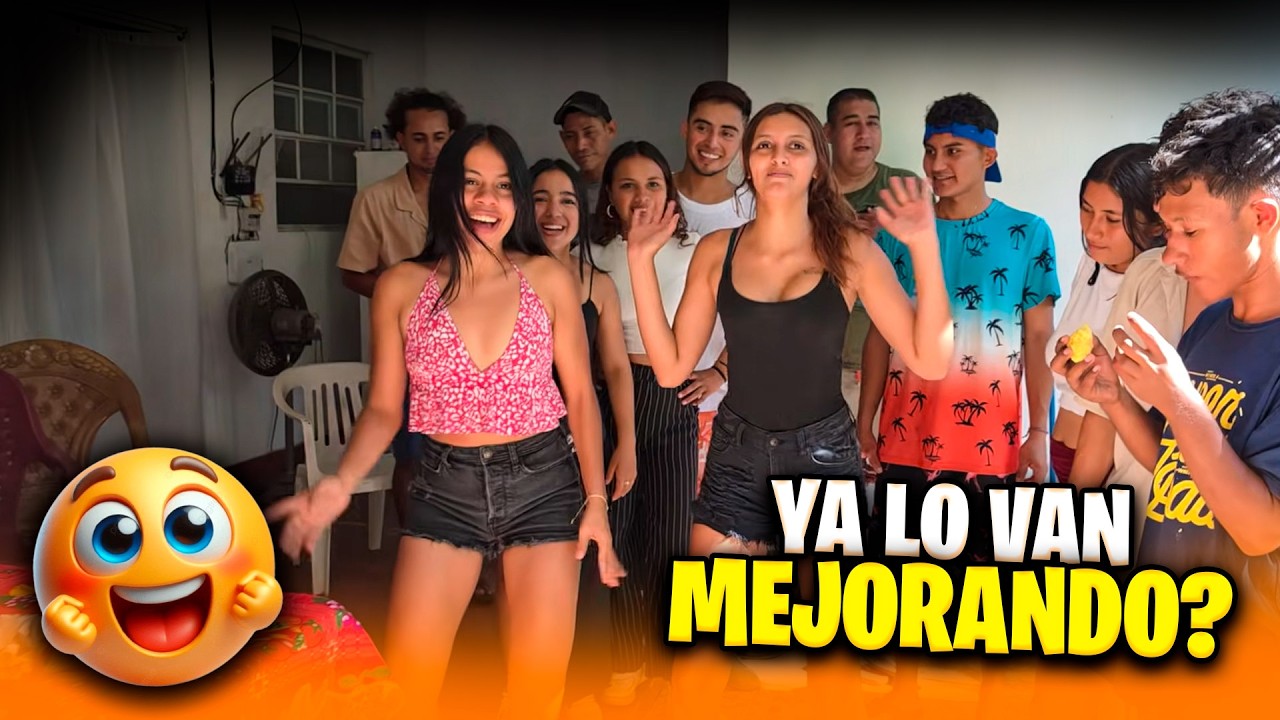 Miren como hicieron el saludos las nuevas Jrs. Pululo encontró un compadre muy conocido