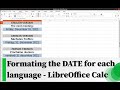 Formating the DATE for each language - LibreOffice Calc