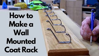 Easy, Cheap, Bespoke Oak Coat Rack Build by Proper DIY 30,690 views 4 months ago 14 minutes, 13 seconds