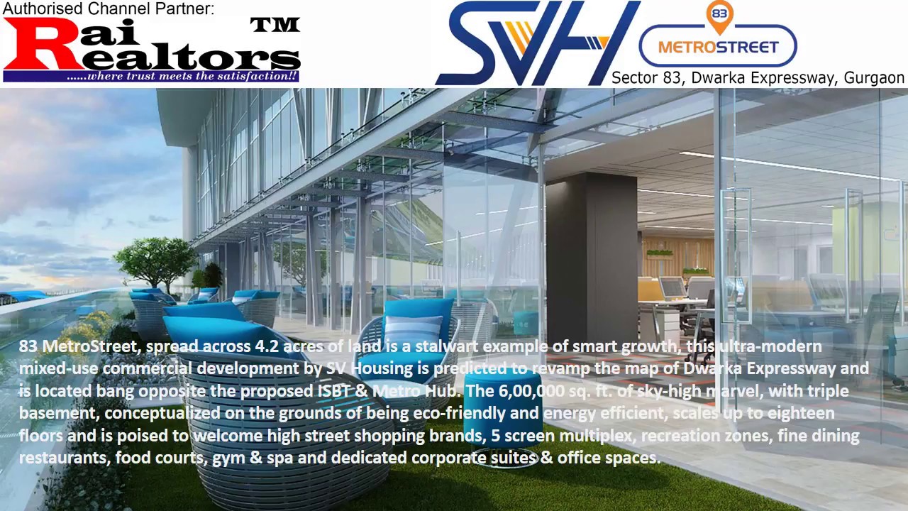 SVH 83 MetroStreet 9999913391 SV housing Metro Street Sector 83 Dwarka Expressway Gurgaon