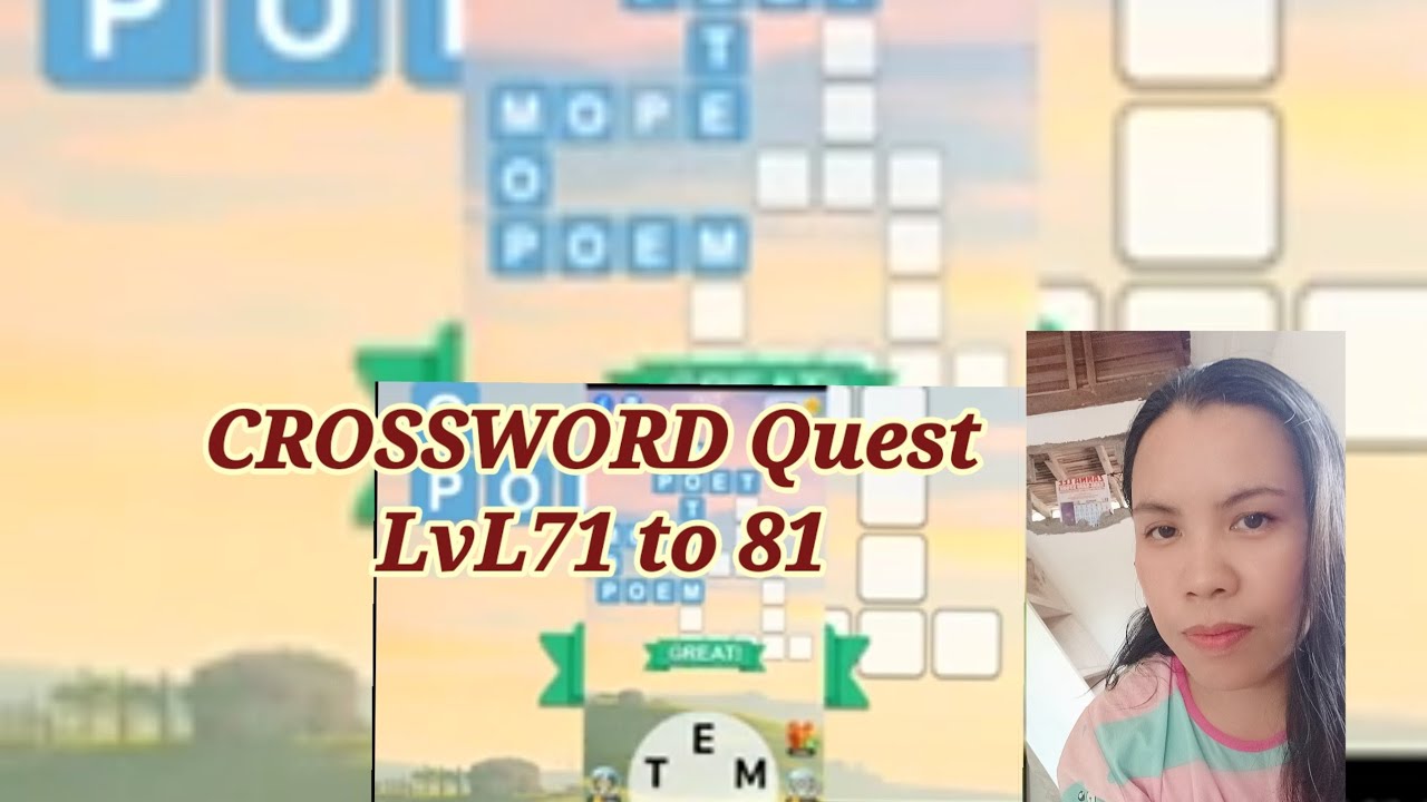 crossword Quest |lvL71tolvL81