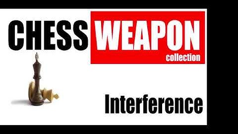 Chess tactic tutorial # 23 Interference